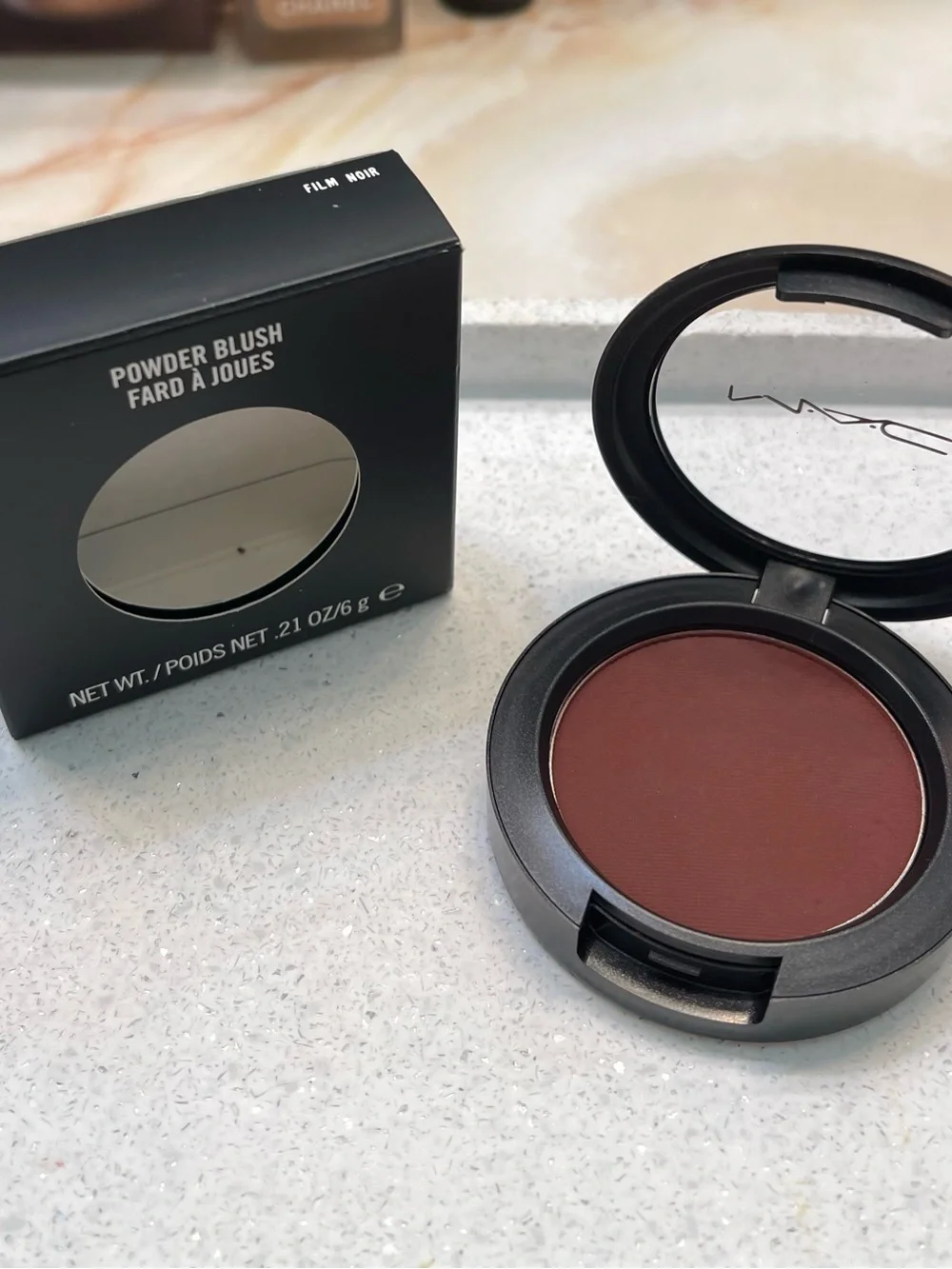 VAULTED FORMULA ~ MAC Cosmetics ~ ‘FILM NOIR’ ~ Powder Blush ~ Full Size 6 g NIB